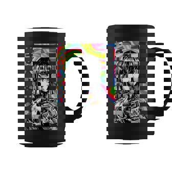 サイケデリック・ラーメン・アニメ・ガール マンガ・インスタント・ヌードル・ガール コーヒーマグ - Kawaiitshirt