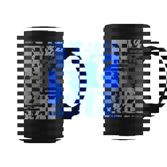 サクソフォーン奏者ジャズミュージシャンブルーミュージック コーヒーマグ - Kawaiitshirt