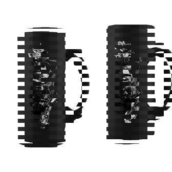 サックスを奏でる猫 面白い猫 ジャズ サックス 音楽 サックス コーヒーマグ - Kawaiitshirt