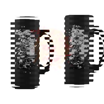 サムライキャット 日本戦士 サクラツリー 日本忍者 猫 コーヒーマグ - Kawaiitshirt