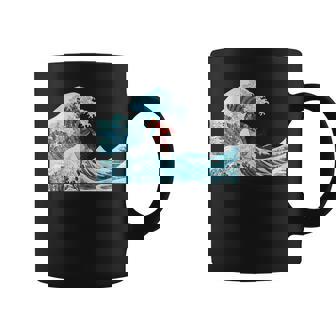 サムライサーフィン神奈川大波-クールサーファー コーヒーマグ - Kawaiitshirt