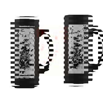 サムライ戦士 カエル グラフィック カッコいい 日本美術 カエル コーヒーマグ - Kawaiitshirt