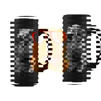 サングラスをかけたカピバラ Be Capy カピバラ げっ歯類 Capybara コーヒーマグ - Kawaiitshirt