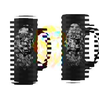 サングラスをかけたゴールデン・レトリーバー 犬が大好き コーヒーマグ - Kawaiitshirt