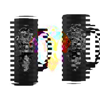 サングラスをかけたビーグル ビーグル子犬 かわいい イングリッシュビーグル コーヒーマグ - Kawaiitshirt