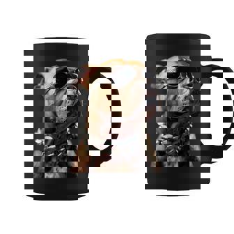 サングラスをかけたピットブル アメリカン・ピット・ブル・テリア コーヒーマグ - Kawaiitshirt