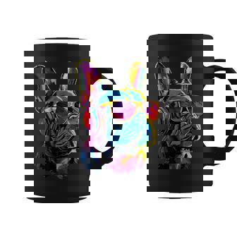 サングラスをかけたフレンチ・ブルドッグ ブルドッグ・マスティフ コーヒーマグ - Kawaiitshirt