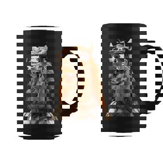 サングラスをかけた馬 馬の女の子 ライダー 甘い馬 コーヒーマグ - Kawaiitshirt