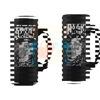 サンタクルーズ カリフォルニア サーフィン スケルトンデザイン サーファー向け コーヒーマグ - Kawaiitshirt