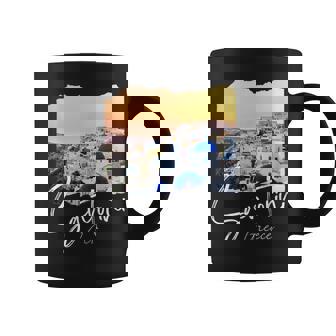 サントリーニ ギリシャ絵画 サントリーニ コーヒーマグ - Kawaiitshirt