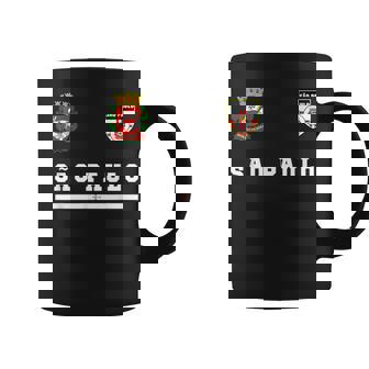 サンパウロスポーツサッカージャージーフラッグ ナショナル。 コーヒーマグ - Kawaiitshirt