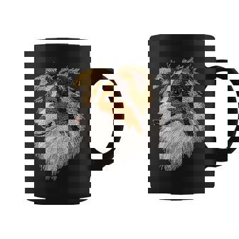 シェットランド・シープドッグ かわいい子犬の顔 犬好き ペット飼い主 コーヒーマグ - Kawaiitshirt