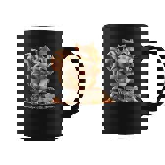 シマリス 森林 動物 木 リス 水彩 コーヒーマグ - Kawaiitshirt