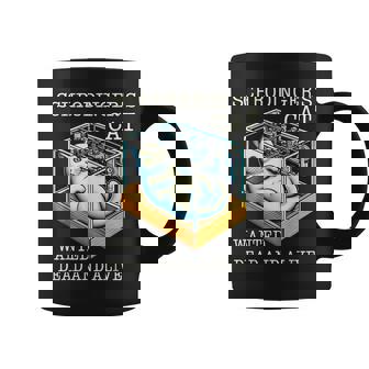 シュレディンガーの猫指名手配教授 科学物理教師 コーヒーマグ - Kawaiitshirt