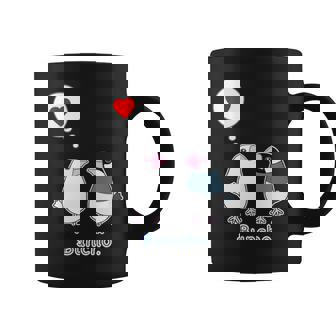 シロブンチョウ & サクラブンチョウ さん『ハート』フキダシ 白文鳥 桜文鳥【どうぶつフレンズ】動物 イラスト コーヒーマグ - Kawaiitshirt