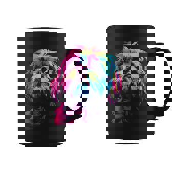 シーズー グラフィック ペット イラスト 犬 シーズー コーヒーマグ - Kawaiitshirt