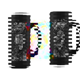 ジャイアントシュナウザー愛好家 ポップアート 面白い ジャイアントシュナウザー 犬 コーヒーマグ - Kawaiitshirt