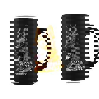 ジャーマンシェパード犬 愛国的なジャーマンシェパード警察犬 コーヒーマグ - Kawaiitshirt