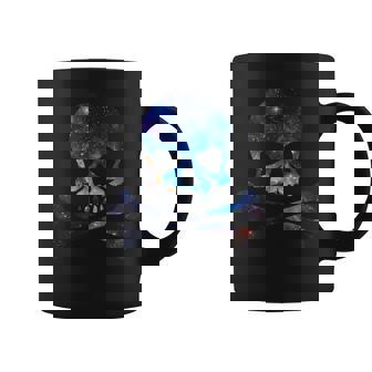 ジョリー・ロジャー シルエット ギャラクシー スカル＆クロスボーン コーヒーマグ - Kawaiitshirt