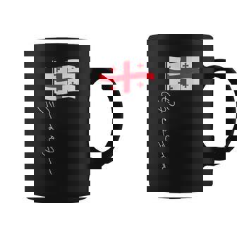 ジョージア シグネチャー フラッグ ポール エレガント 愛国的 ジョージア国旗 コーヒーマグ - Kawaiitshirt