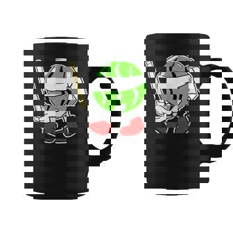 スイカ割り・夏 西瓜わり（すいかくん）【サマータイム】リゾート・夏 大好き／面白 イラスト コーヒーマグ - Kawaiitshirt