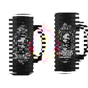 スカル ゴシック ダーク バナー ソウルフラワー エステティック スカル ゴス コーヒーマグ - Kawaiitshirt