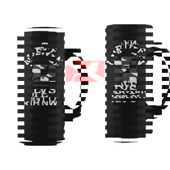 スキューバダイビング ダイバー ダウン ダイブ フラッグ ダイブ コーヒーマグ - Kawaiitshirt