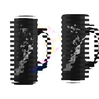 スキー スケルトン スキーヤー ダウンヒル 雪 冬 スキー コーヒーマグ - Kawaiitshirt