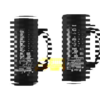 スクールバスドライバー アメリカ国旗 スクールバスドライバー用 コーヒーマグ - Kawaiitshirt