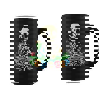 スケルトン ポーカー トランプ ギャンブル カジノ スカル ゲーム カード コーヒーマグ - Kawaiitshirt