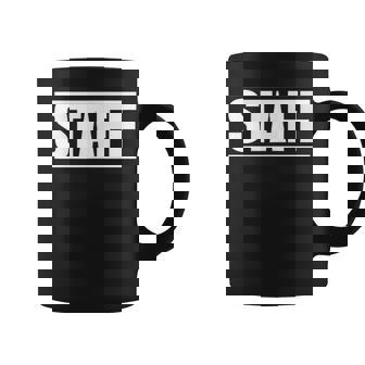 スタッフ ワーカー 社員 ワーククルーの言葉 スタッフ オン A ティー コーヒーマグ - Kawaiitshirt