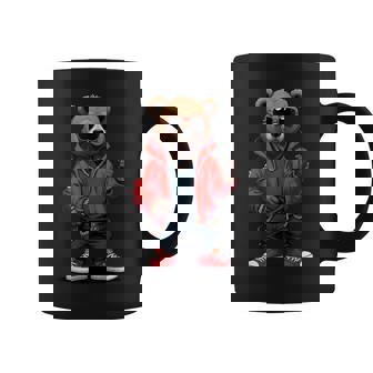 ストリートウェア ヒップホップ ラップ ラッパー ベア クール アーバン グラフィック コーヒーマグ - Kawaiitshirt