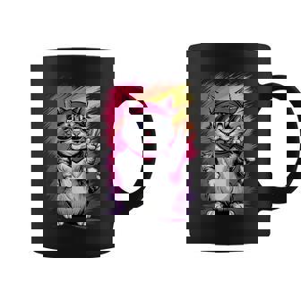 ストリートスタイル 猫 グラフィティ アート ストリートアート コーヒーマグ - Kawaiitshirt