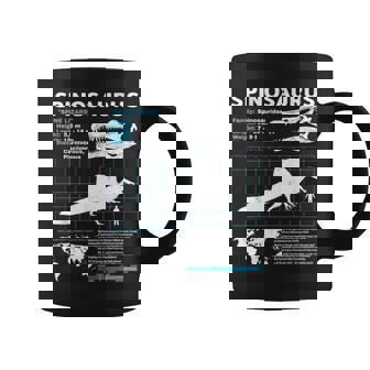 スピノサウルスのファクトシート コーヒーマグ - Kawaiitshirt