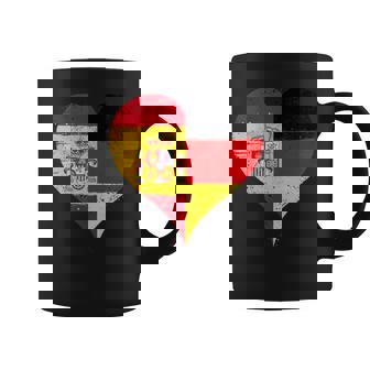 スペインとドイツのハーフaのかっこいい国旗 スペイン ドイツの国旗 Pain German Flag コーヒーマグ - Kawaiitshirt