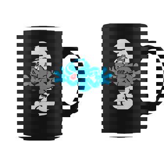 スマーフ ジョキー スマーフ 舌 ジョイフル ブルー コミック スマーフェット コーヒーマグ - Kawaiitshirt