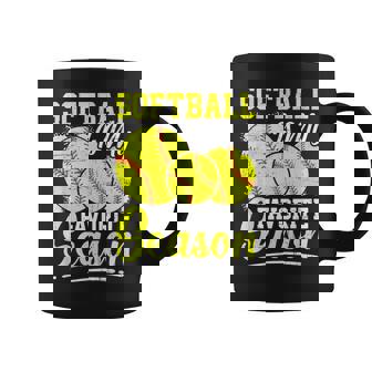 ソフトボールは私の好きな季節の楽しいデザイン。 コーヒーマグ - Kawaiitshirt