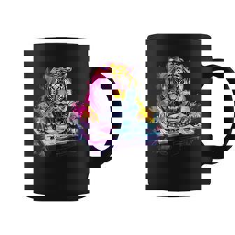 タイガーミュージック Dj ターンテーブル Dj タイガーテクノ ダンスクラブ ハウス コーヒーマグ - Kawaiitshirt