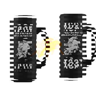 タコキャットは後ろ向きに綴られたタコキャット 愛猫とタコス コーヒーマグ - Kawaiitshirt