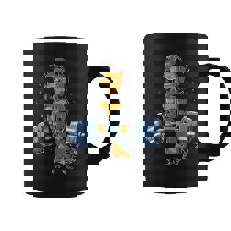 ダックスフント ウェイトリフティング 面白い デッドリフト メンズ フィットネス ジム ギフト コーヒーマグ - Kawaiitshirt