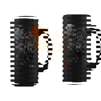 ダックスフントシャツ Weiner Dog Mom Dad Love Doxie Puppy キュート コーヒーマグ - Kawaiitshirt