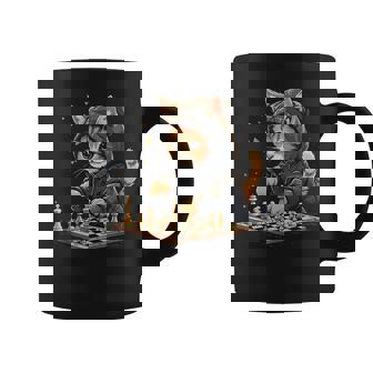 チェス メンズ レディース キッズ 猫 チェスプレイヤー コーヒーマグ - Kawaiitshirt