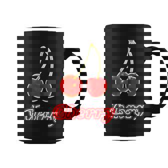 チェリー Cherry さくらんぼ 『フルーツ ポップ』果物 リアル レトロ 面白い イラスト コーヒーマグ - Kawaiitshirt