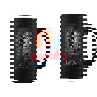 チャッキー・ワナ・プレイ・ブラッディ・ナイフ コーヒーマグ - Kawaiitshirt