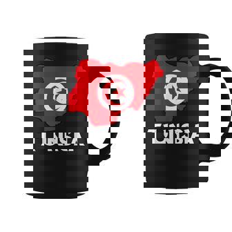 チュニジア国旗 地図 チュニジアのルーツ チュニジア プライド チュニジア コーヒーマグ - Kawaiitshirt