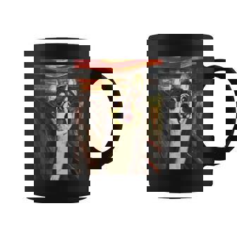 チワワ 面白いtシャツ 犬 ムンクの叫び かわいい メンズ 子供 おもしろ 服 グッズ ネタ わんこ コーヒーマグ - Kawaiitshirt