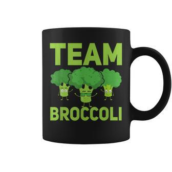 チーム ブロッコリー ビーガン ベジタリアン 植物ベース 野菜 コーヒーマグ - Kawaiitshirt