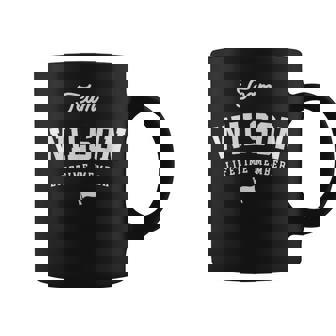 チームウィルソン生涯メンバーファニーネームウィルソン コーヒーマグ - Kawaiitshirt