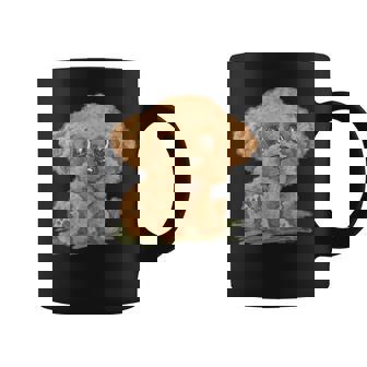 トイプードル かわいい いぬ 子犬 ペット おもしろ 動物 イラスト コーヒーマグ - Kawaiitshirt