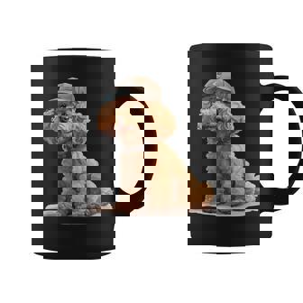 トイプードル 水彩 犬 野球帽 コーヒーマグ - Kawaiitshirt